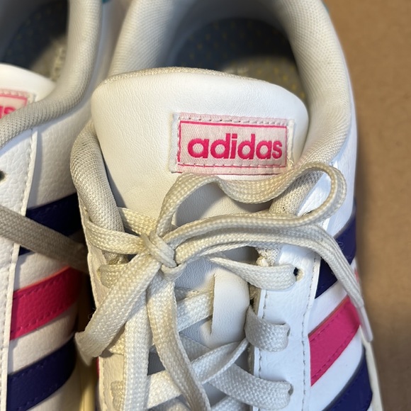 Adidas Women’s White Grand Court 'Energy Ink' Grant Court Sneakers size US 8.5 - Picture 11 of 15